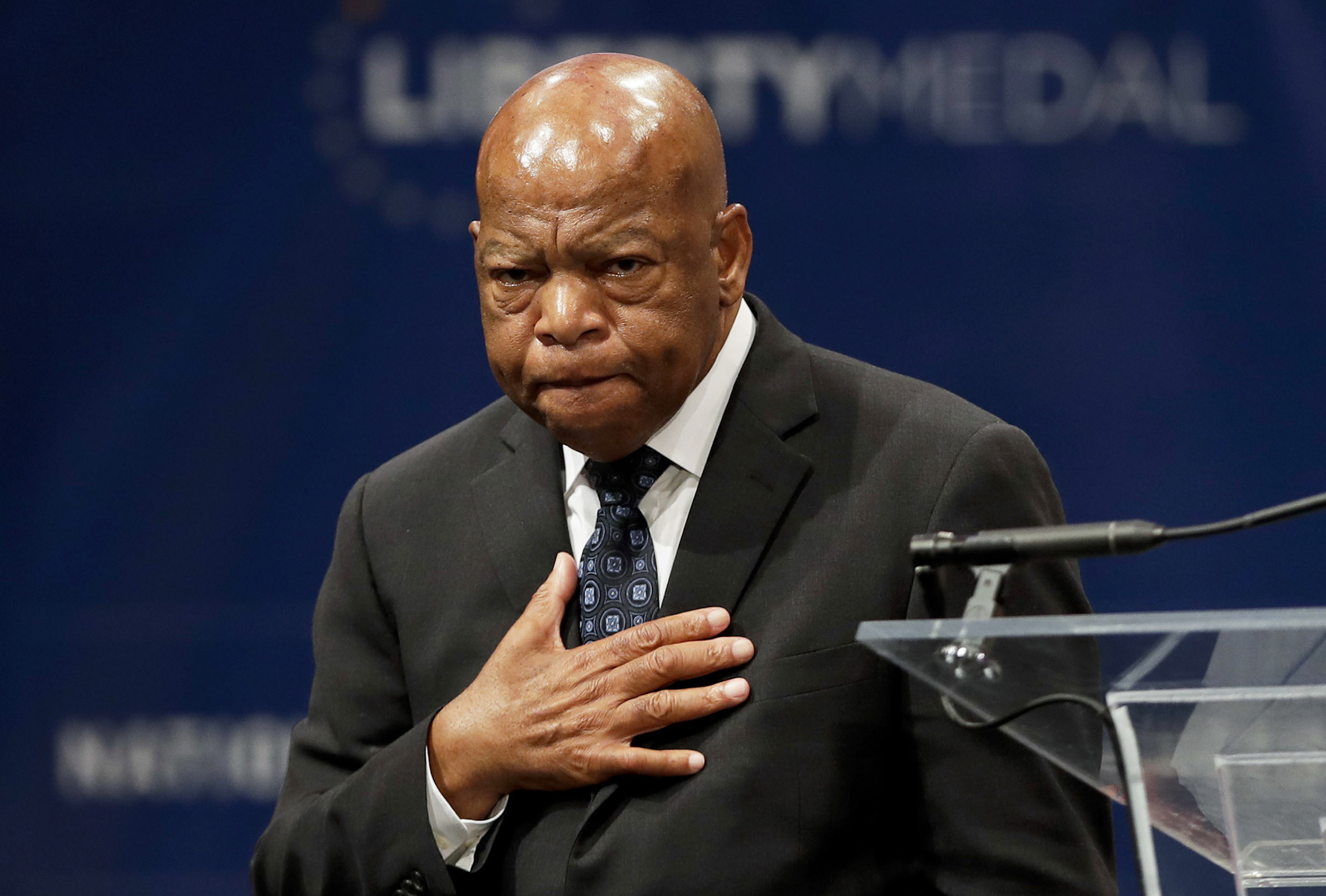 Rep. John Lewis offers advice to anti-Trump protesters
