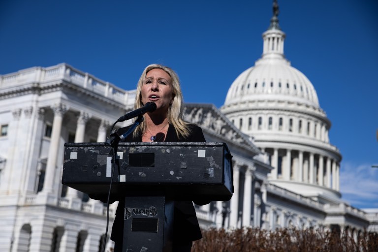 Rep. Marjorie Taylor Greene.