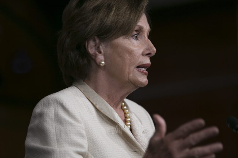 House Minority Leader Nancy Pelosi, D-Calif., speaks at her weekly press conference on Friday, July 25th, 2014. (Examiner/Graeme Jennings)