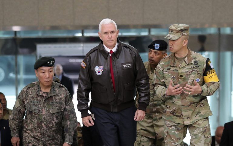 Pence Visits DMZ As Administration Recommits to Curbing North Korea’s Nuke Program