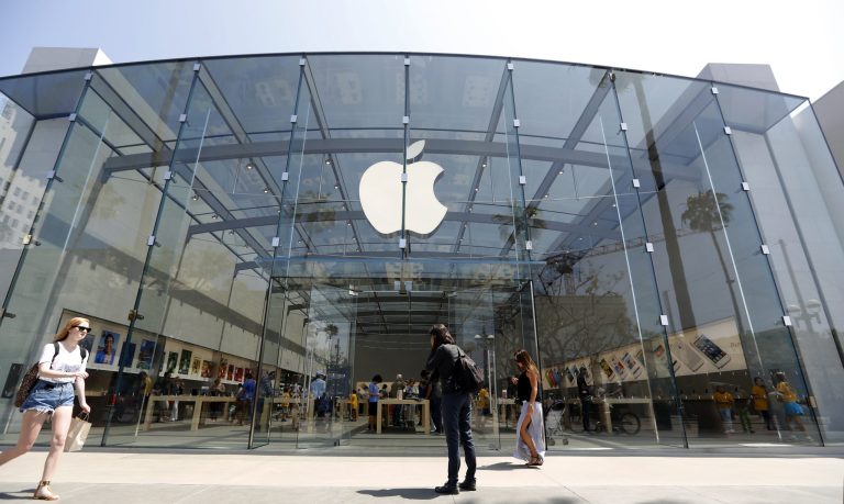 Apple is under investigation by the Senate Permanent Subcommittee on Investigations. (AP Photo/Reed Saxon)