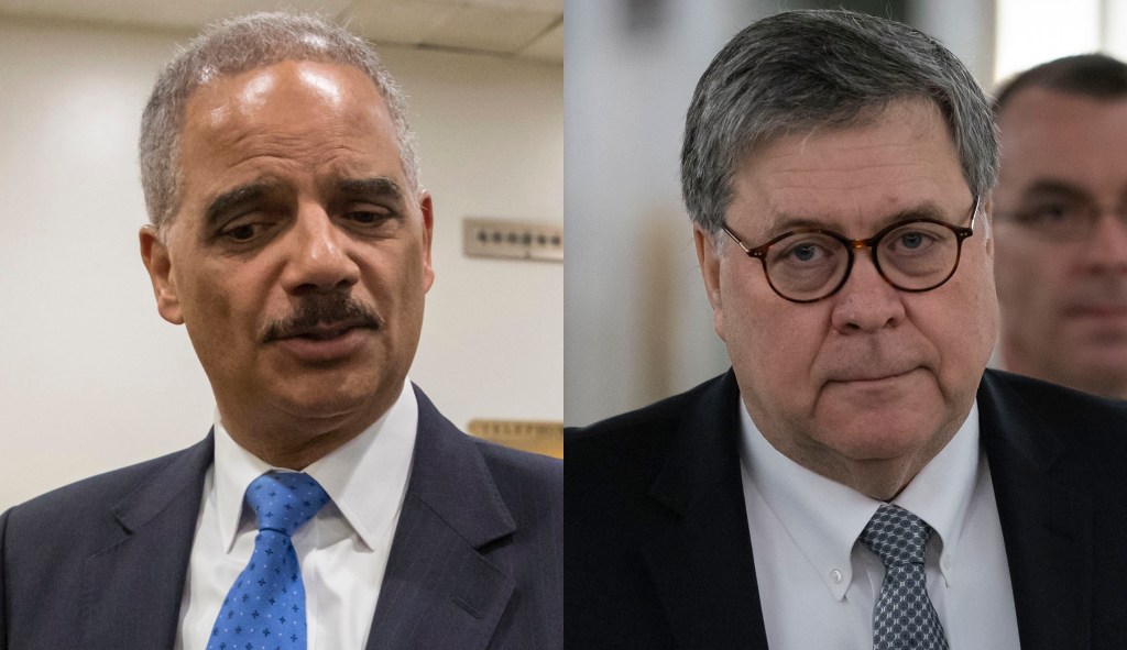 Eric Holder rebukes William Barr: It’s called ‘investigating’ not ‘spying’