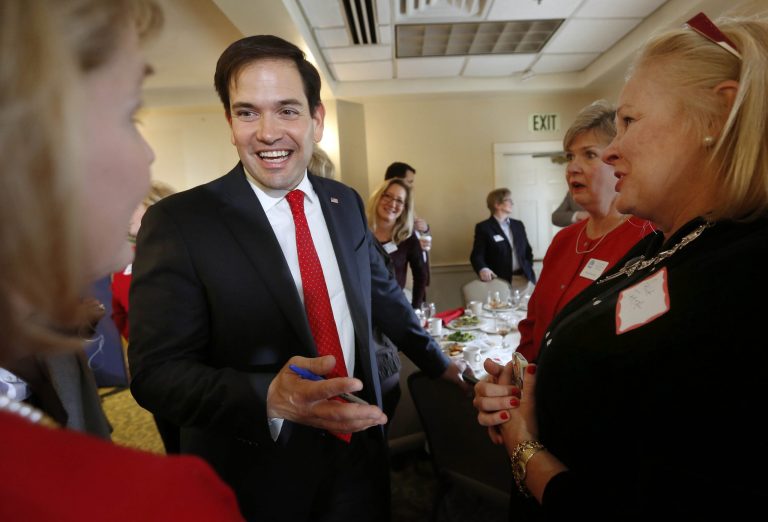 Republican presidential candidate Sen. Marco Rubio is polling in the top four nationally. (AP Photo)