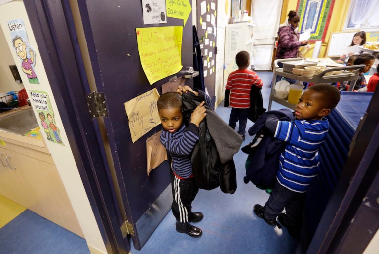 Just because a family can't afford private school doesn't mean its members shouldn't be able to attend. (AP Photo/Elaine Thompson)