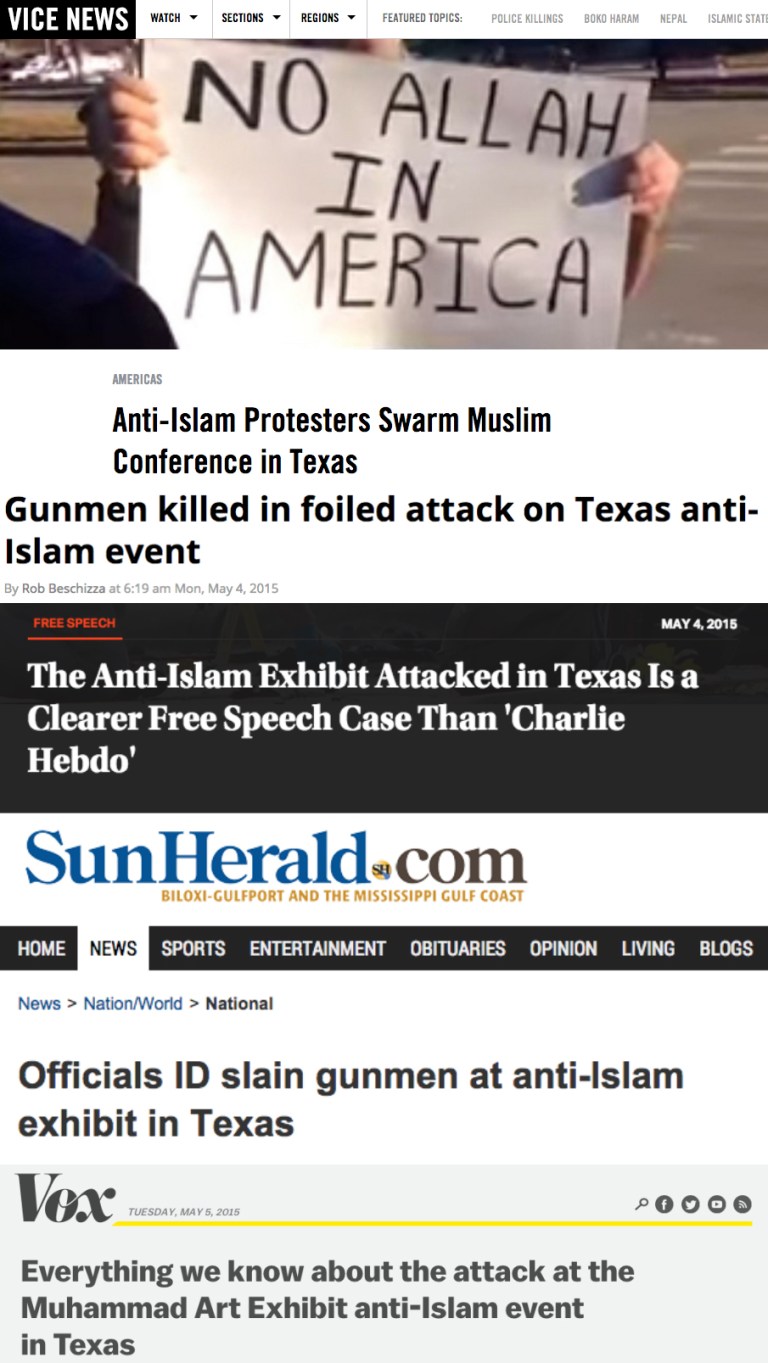 Chris Matthews leads anti-cartoon jihad after attack in Texas