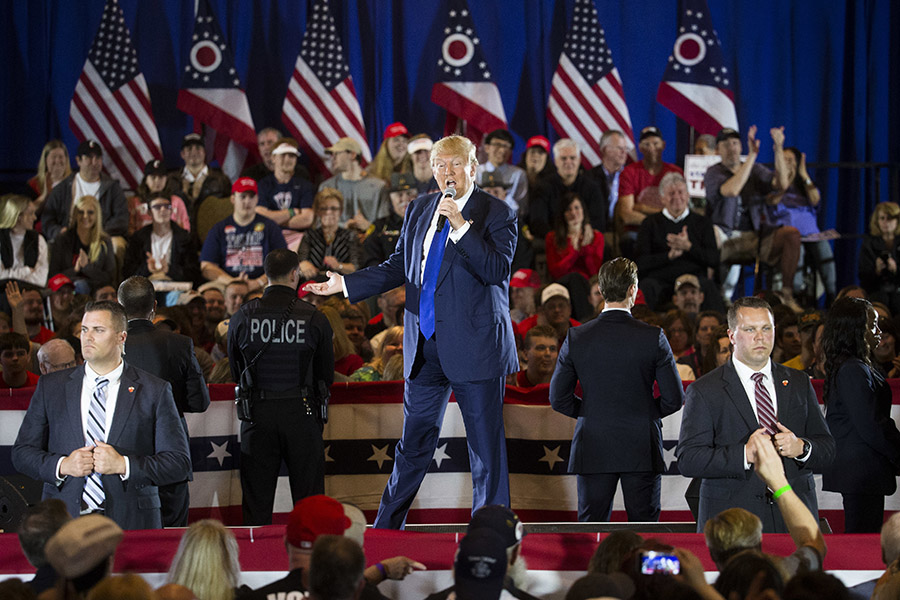 Stage rusher says he wanted to show Trump is a ‘bully’