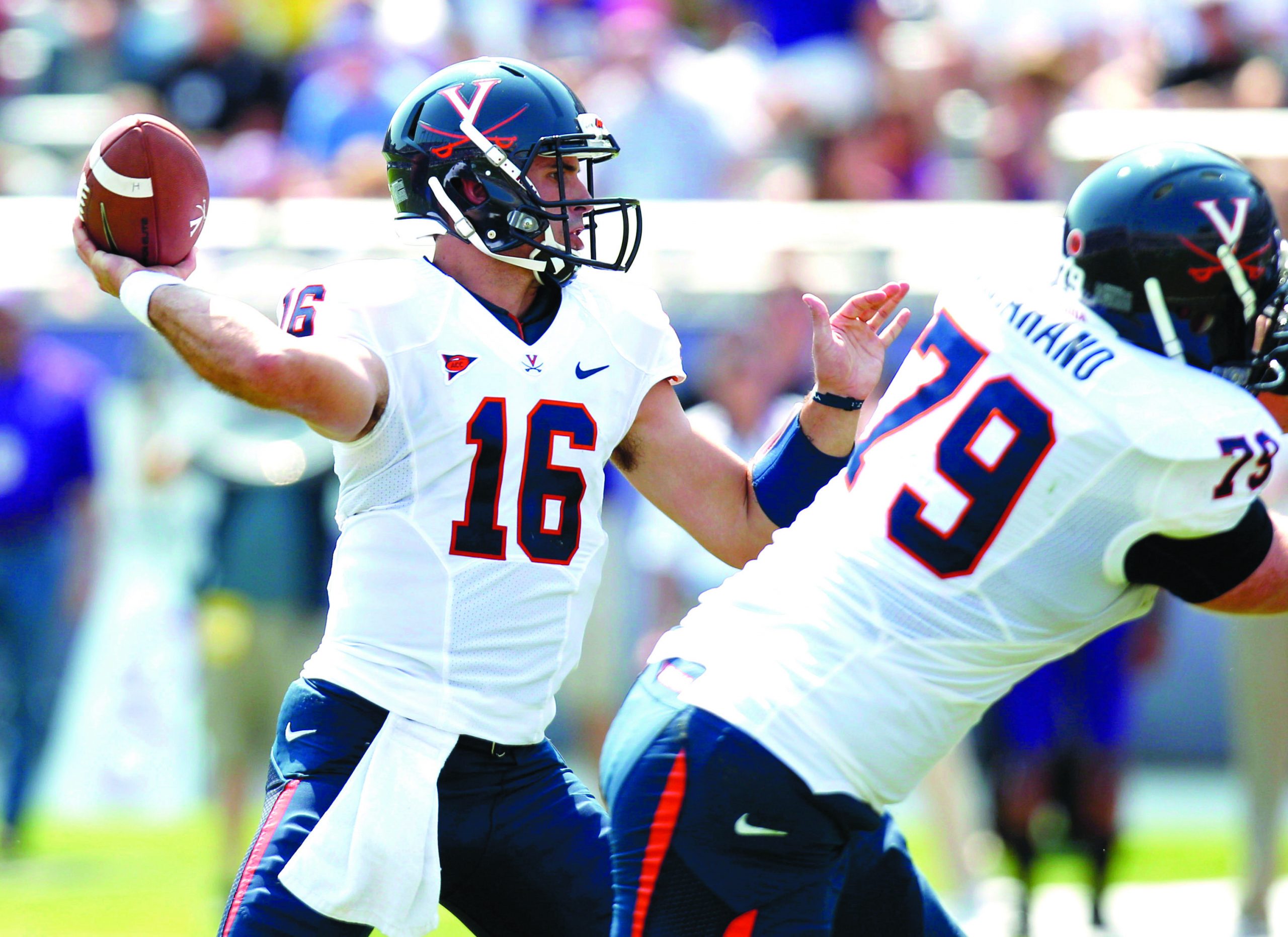 Virginia, Navy have QB woes