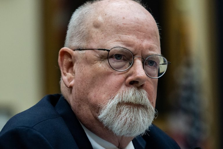 Former Justice Department Special Counsel John Durham testifies before a House Judiciary Committee hearing on Capitol Hill in Washington, DC, on June 21, 2023.