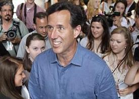 In Iowa, a quiet surge for long-shot Santorum?
