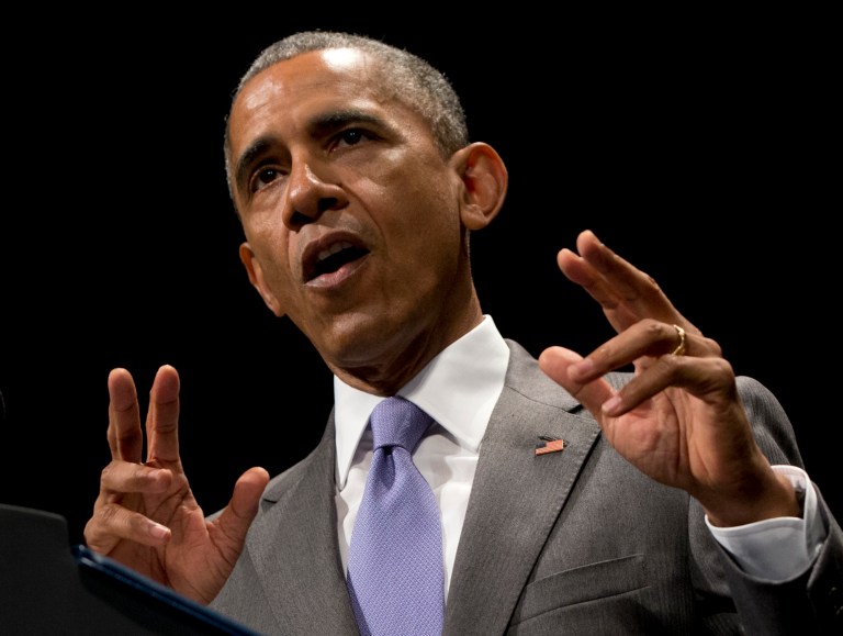 President Obama made a comment suggesting a preoccupation with his dwindling time in the White House, and in later remarks, his legacy. (AP Photo)