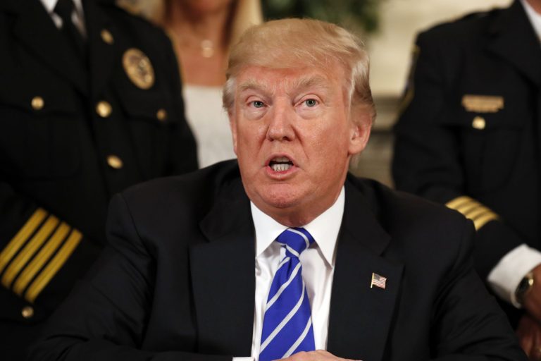 President Trump wants to penalize so-called sanctuary cities, or jurisdictions that do not cooperate with federal immigration officials. (AP Photo/Alex Brandon)