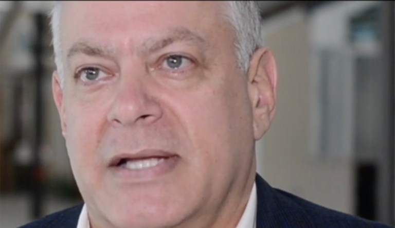 Stephen Bittel also had a breast-shaped stress ball in his office. (Screengrab)