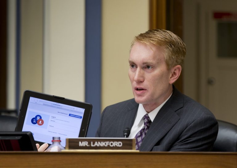 Rep. James Lankford, the No. 5 House Republican, is running for the seat being vacated by Sen. Tom Coburn, R-Okla. (AP Photo)