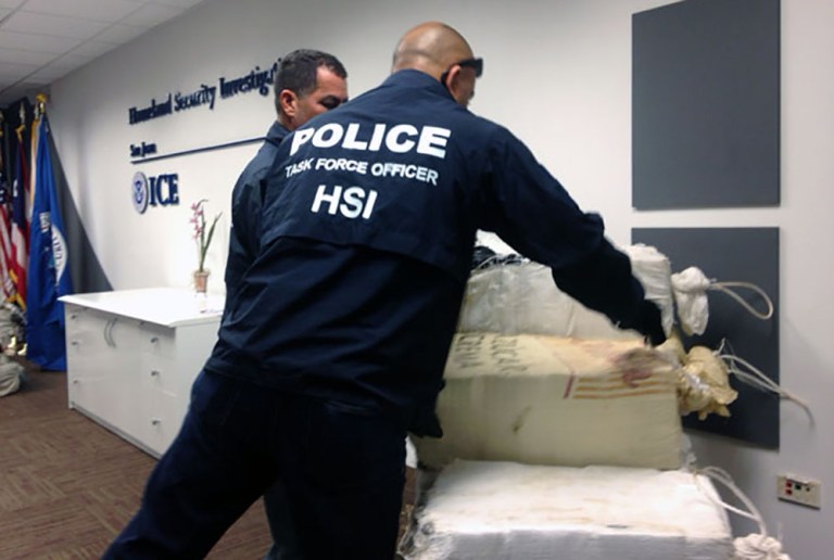 ICE agents, along with Caribbean Corridor Strike Force, seized more than $60 million worth of cocaine and marijuana in Puerto Rico during the period of one week, the federal agency announced late Wednesday. (U.S. Immigration and Customs Enforcement)