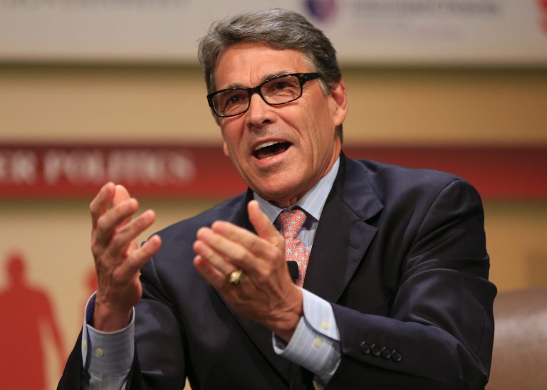 Former Texas Gov. Rick Perry said the movie theater shooting in Louisiana is just the latest example of why gun-free zones are a bad idea. (AP Photo)
