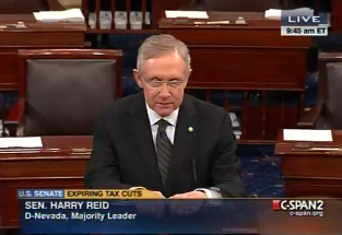 Sen. Reid blocks Republican motion to vote on Obama tax plan