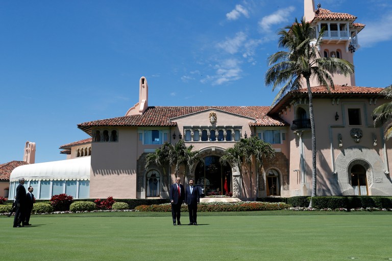 Sheriff Ric Bradshaw told the Palm Beach Post that the visit this past Thursday through Sunday, in which Trump hosted Chinese President Xi Jinping, cost $1.5 million for security. (AP Photo/Alex Brandon)