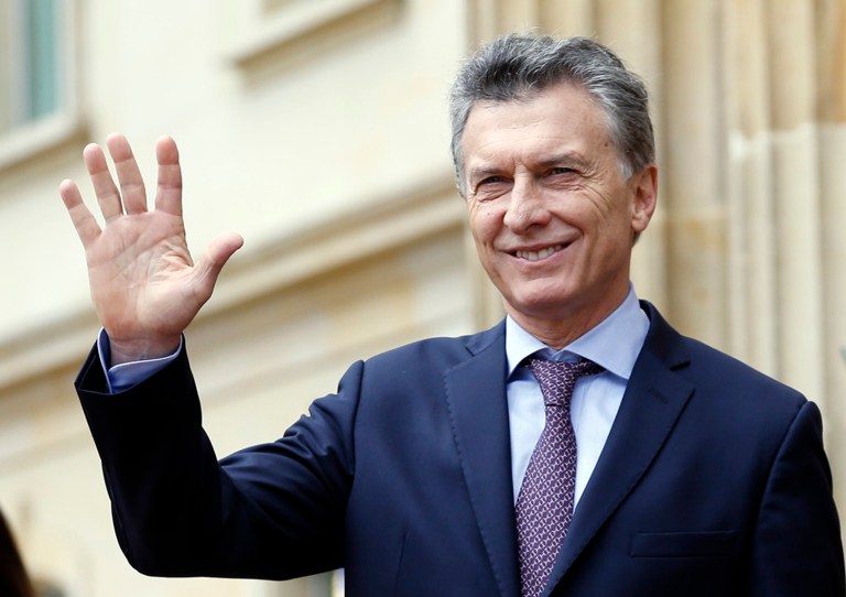 Argentina's President Mauricio Macri is expected to discuss ways to deepen the close partnership between Argentina and the U.S. in his meeting with President Trump. (AP Photo/Fernando Vergara, File)