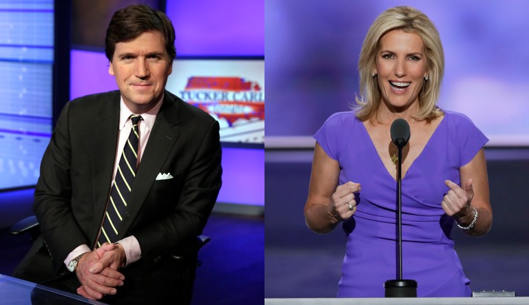 Here is the big point that Fox News talk show hosts Tucker Carlson (pictured left) and Laura Ingraham (pictured right) miss. They see the additional workers and the short-term problems of immigration, but they fail to notice the increases in the numbers of jobs, businesses, consumers, and innovation, as well as Americans' ever-improving standard of living. (AP Photos)