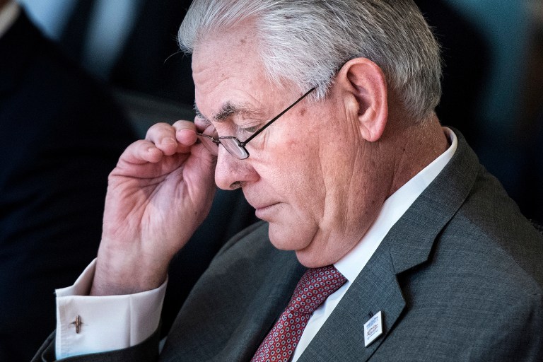 Rex Tillerson bought a home in the Kalorama neighborhood of Washington, D.C. (Brendan Smialowski/Pool Photo via AP)