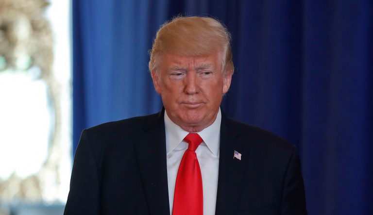 The organization wants both of Trump's Twitter accounts suspended. (AP Photo/Pablo Martinez Monsivais)