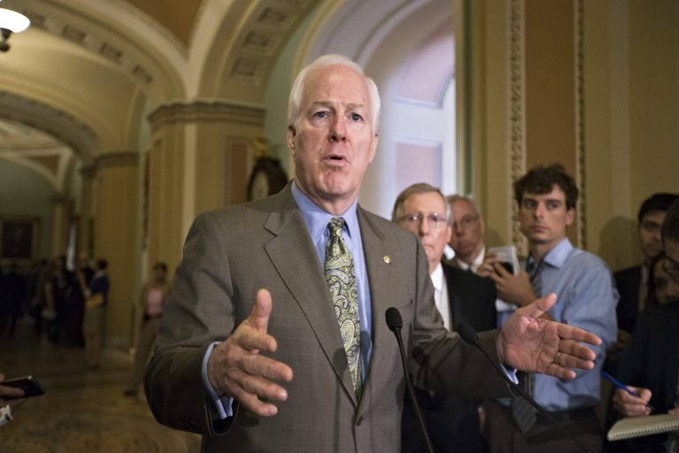 Sen. John Cornyn has just released his much-discussed amendment to the Gang of Eight comprehensive immigration reform bill. (AP Photo/J. Scott Applewhite)
