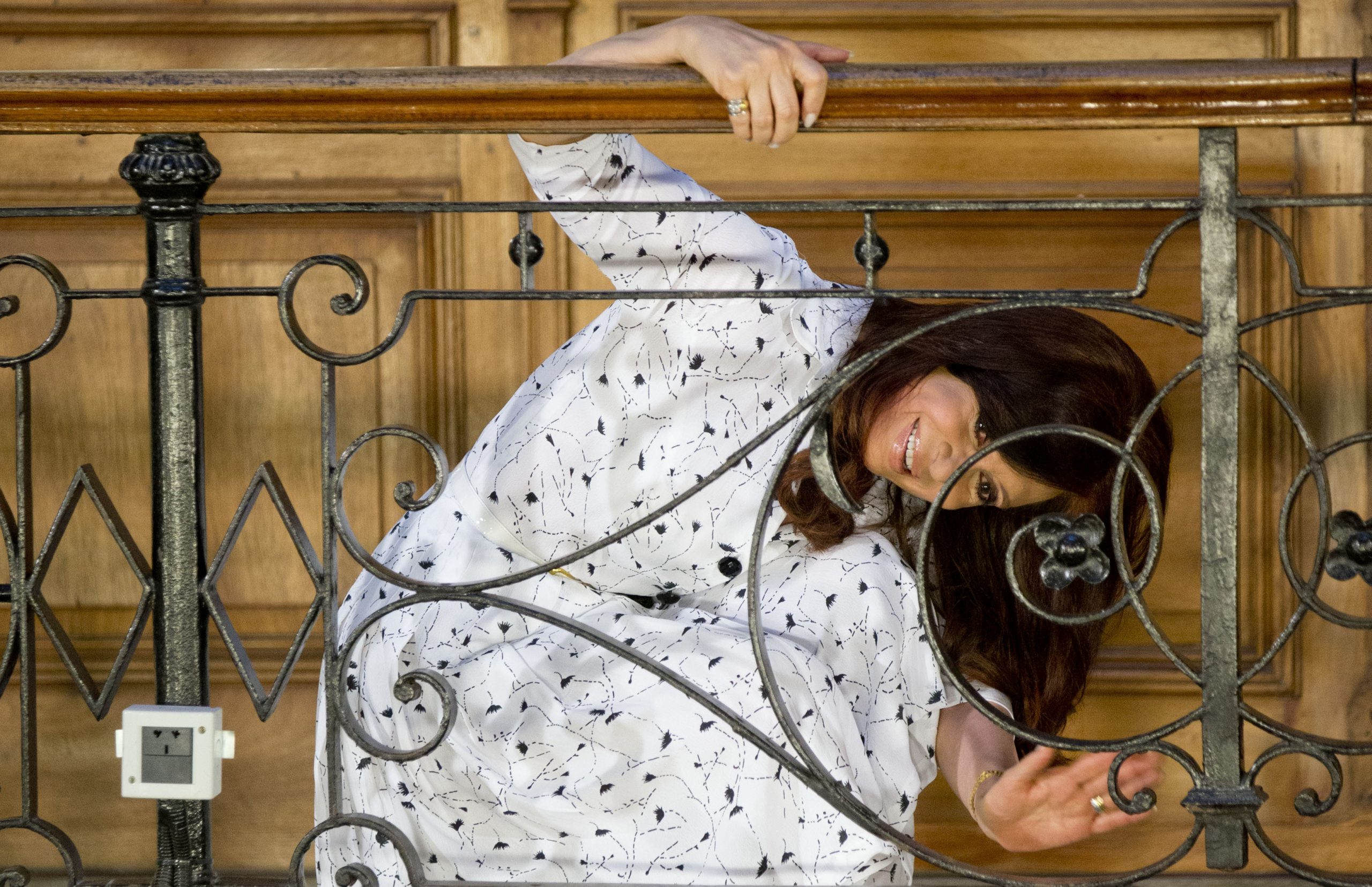 Argentine president ends long public silence