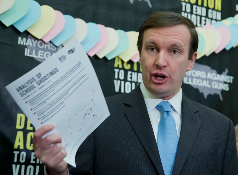 Sen. Chris Murphy, D-Conn., took credit for forcing Republicans to act on gun control after his nearly 15-hour long filibuster in the Senate. (AP Photo/Manuel Balce Ceneta)