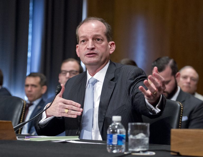 Acosta Coasting Toward Confirmation