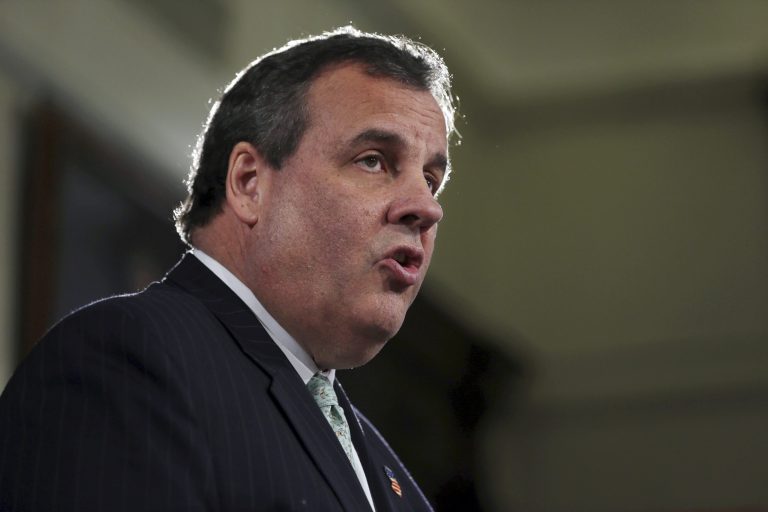 New Jersey Gov. Chris Christie returned to New Hampshire feeling that his hard work has finally started to pay off. (AP Photo/Mel Evans)