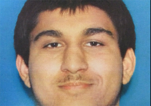 Arcan Cetin, 20, of Oak Harbor, Wash., was taken into custody by police around 7 p.m. local time Saturday, about 28 miles southwest of Burlington, Wash. (Photo courtesy of Washington State Patrol)