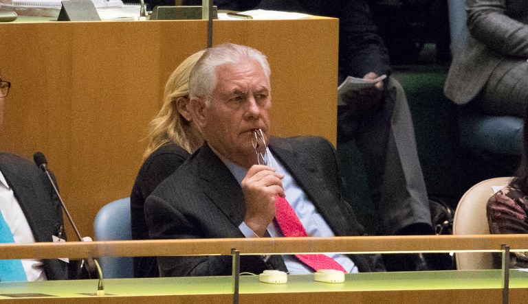 Bolton dismissed Tillerson's sanctions against North Korea as a repetition of failed policies. (AP Photo/Mary Altaffer)