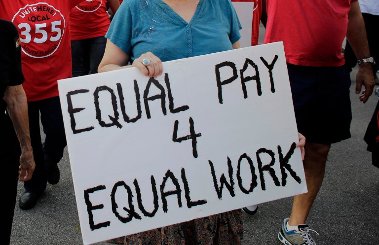 Empirical research finds that gender discrimination is not largely impacting wages. (AP Photo/Lynne Sladky)
