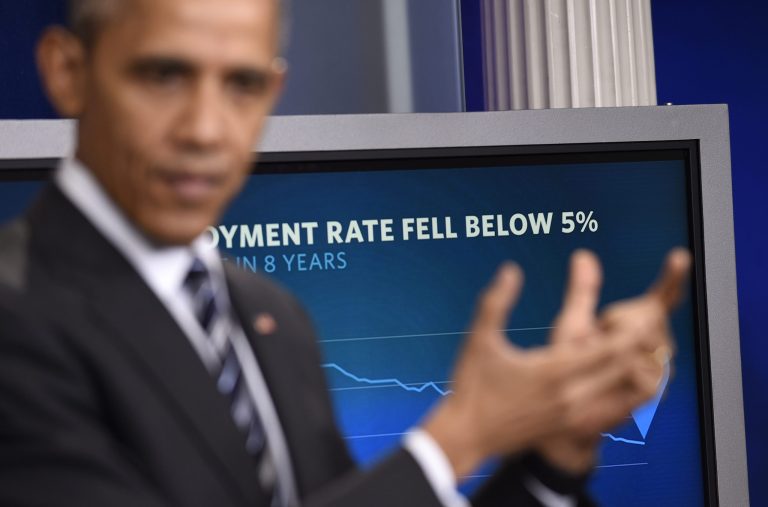 President Barack Obama speaks about the economy last month. (AP Photo/Susan Walsh)