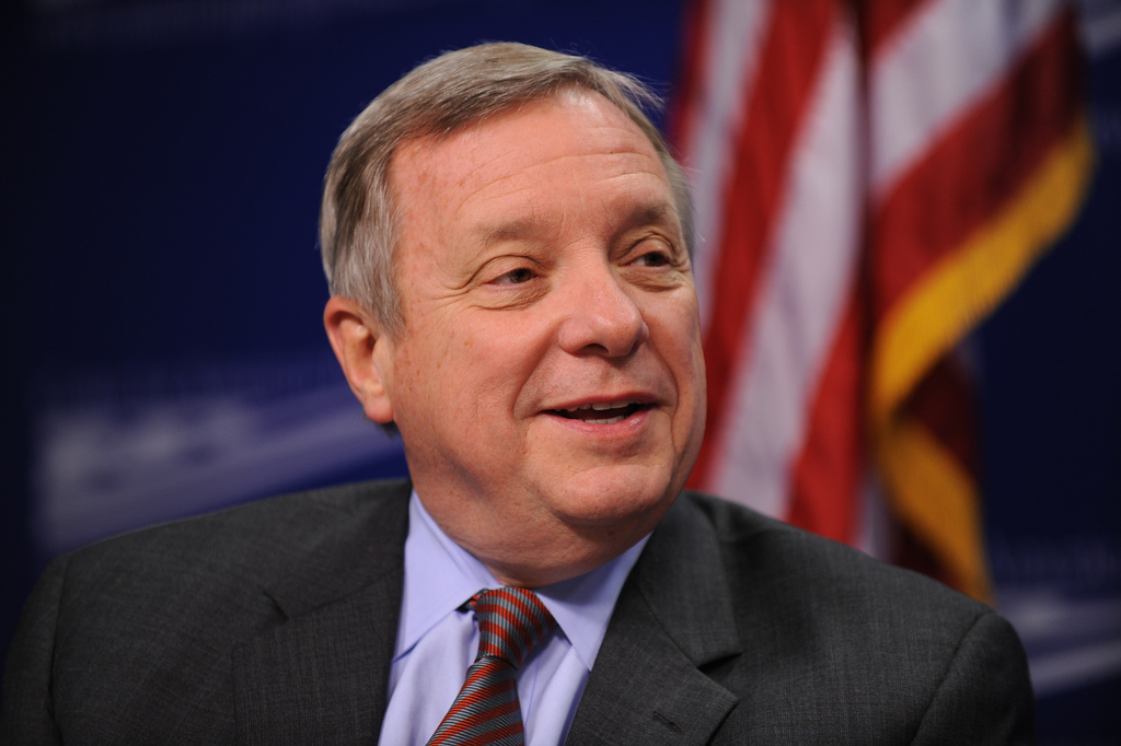 Durbin Endangering Senate Resolution Censuring United Nations, Pro-Israel Groups Charge