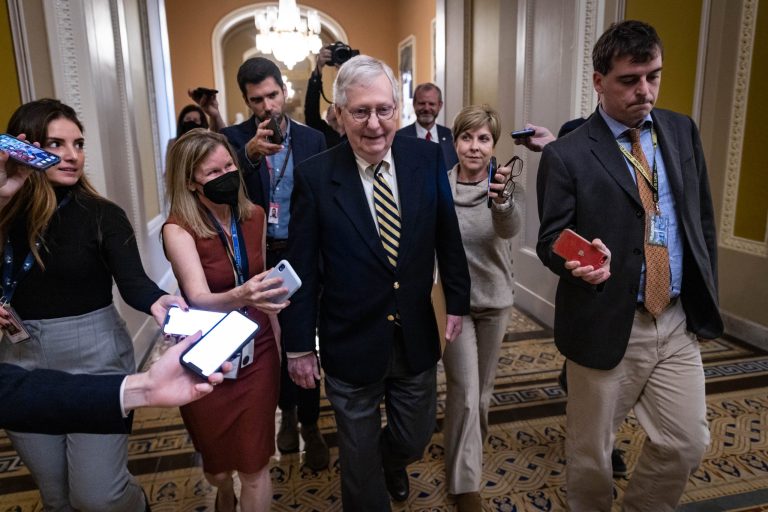 McConnell survives leadership challenge: Washington Photos of the Week