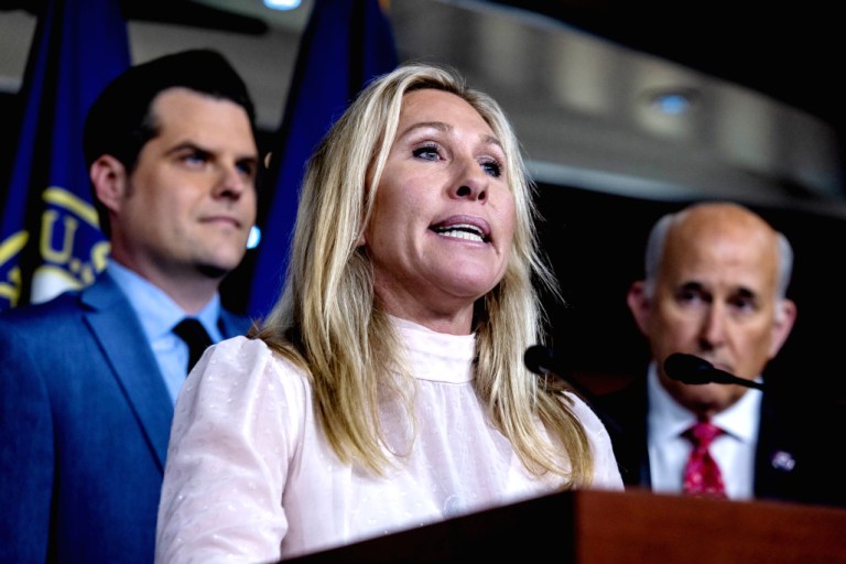 Hacking group Anonymous puts ‘Russian asset’ Marjorie Taylor Greene on notice