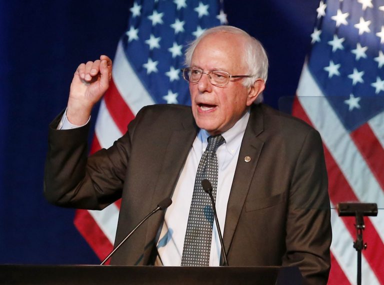 Bernie Sanders, the self-described democratic socialist senator from Vermont, is drawing the largest crowds of any presidential contender. (AP Photo)