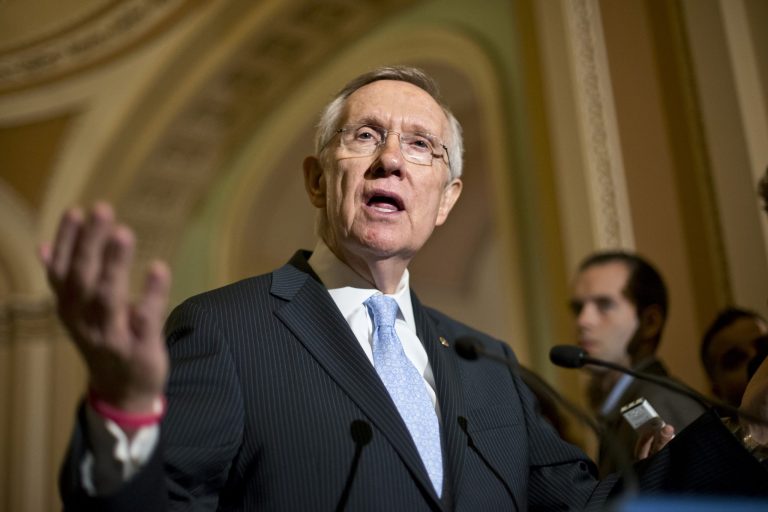 Senate Majority Leader Harry Reid, D-Nev. said the Senate was an âevolving institutionâ that is stuck in gridlock and needs reform to save it âfrom becoming obsolete.â (AP/J. Scott Applewhite)