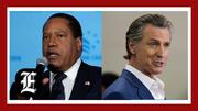 Larry Elder says Gavin Newsom will not run for president in 2024 because black women voters want Kamala Harris