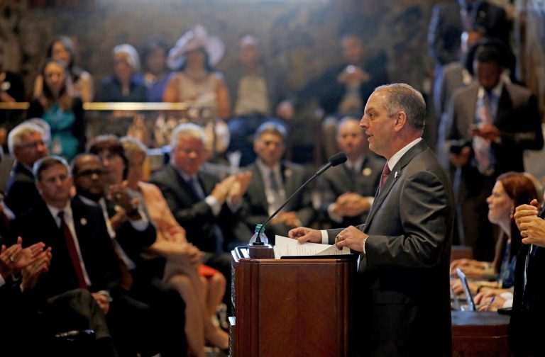 Louisiana's Democratic Gov. John Bel Edwards says the new regs are ineffective and unnecessary. (AP Photo/Max Becherer)