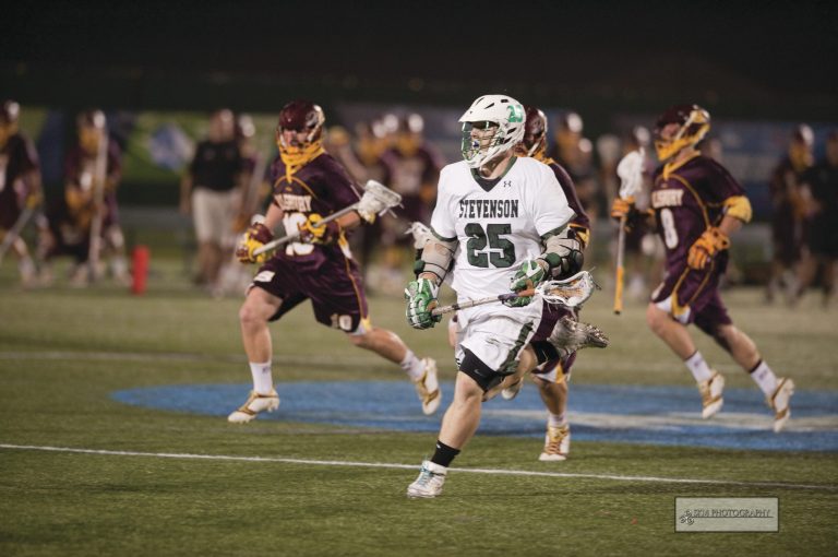 Courtesy photo
Faceoff specialist Sam Wyatt has helped Stevenson to the Division III lacrosse finals for the first time in the 18-year history of the program.