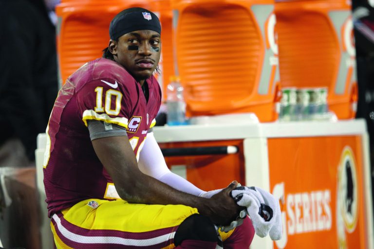 Evan Vucci/AP
Robert Griffin III had his first ACL reconstruction when he was at Baylor in 2009 and his second on Wednesday after he was hurt Sunday weagainst the Seahawks.