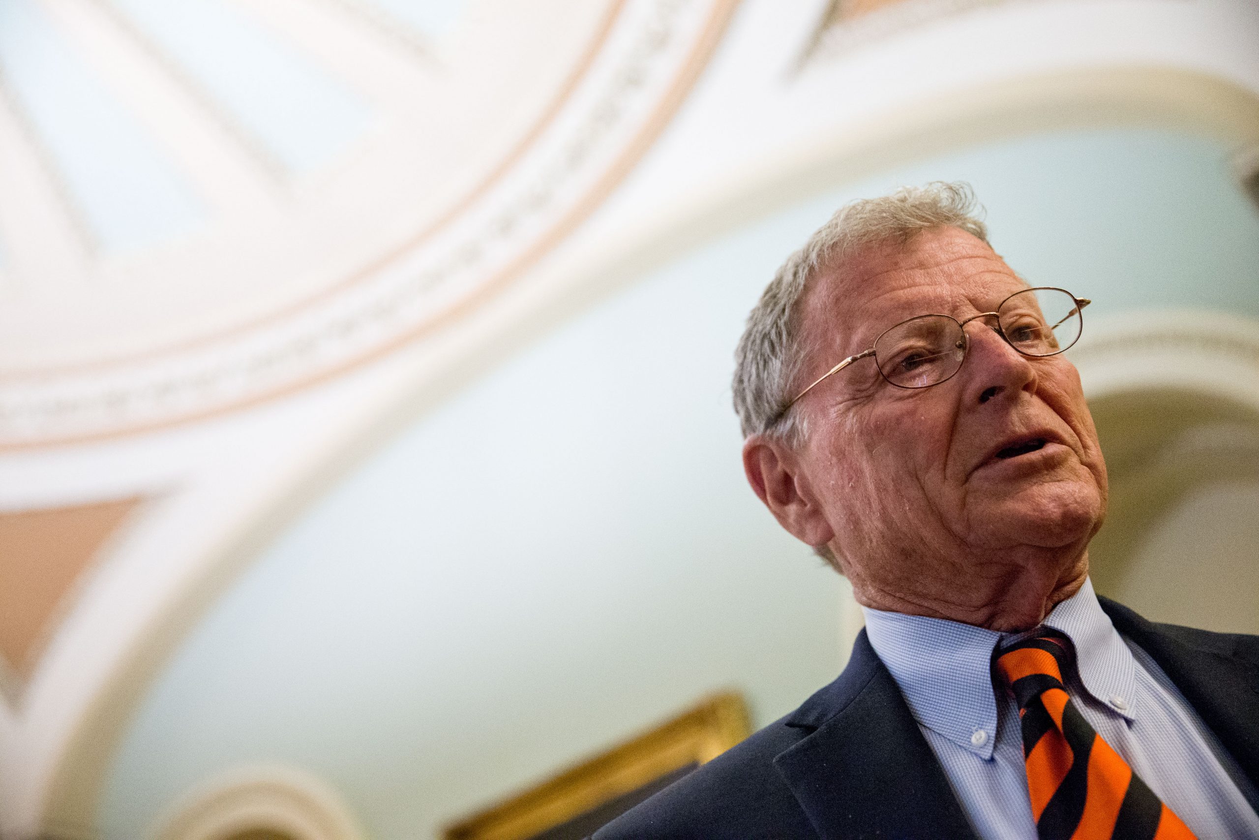 Inhofe won’t be bringing his snowball to Paris