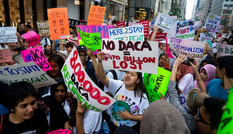 The Department of Homeland Security announced Tuesday it will begin winding down the Obama-era DACA program that was rescinded on Tuesday by the Trump administration. (AP Photo/Craig Ruttle)