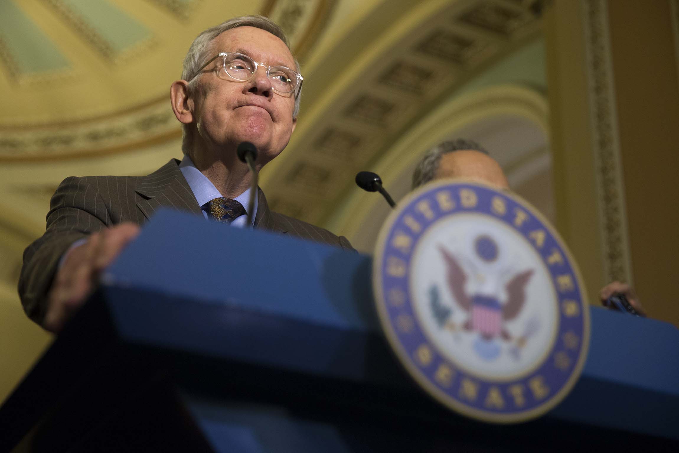 Harry Reid goes off on Alan Grayson to his face in front of colleagues