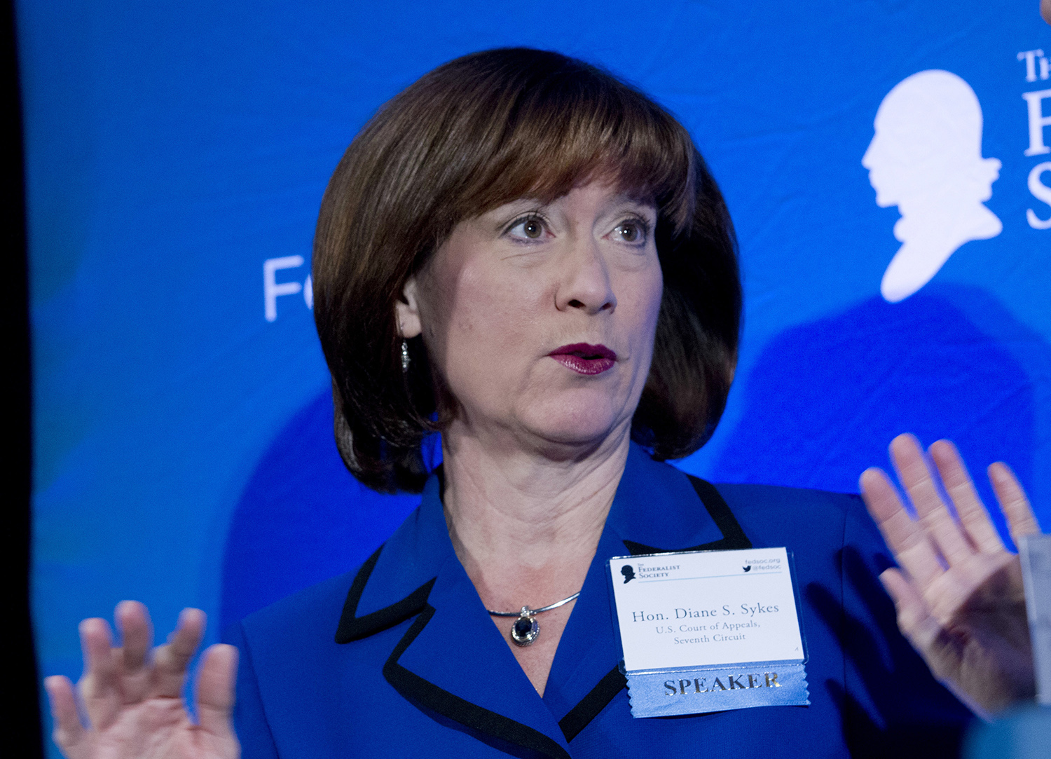 Trump supporters aim to remove Diane Sykes from Supreme Court short list