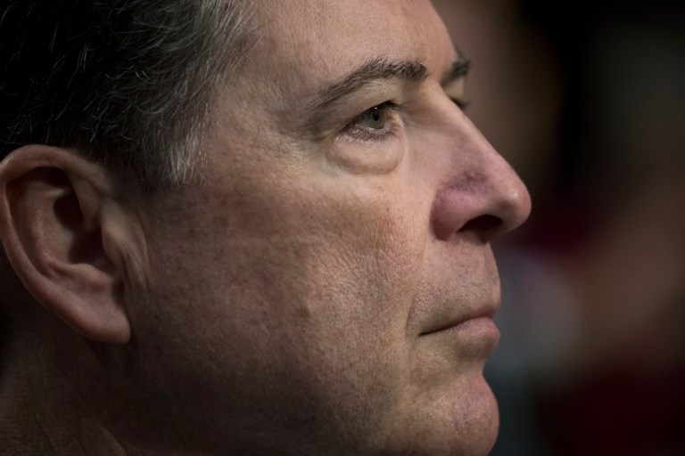 That was a direct reference to a tweet Trump wrote following the Comey's firing, as anonymous allies of the ousted chief began to began to push back against the president. (AP Photo/J. Scott Applewhite)