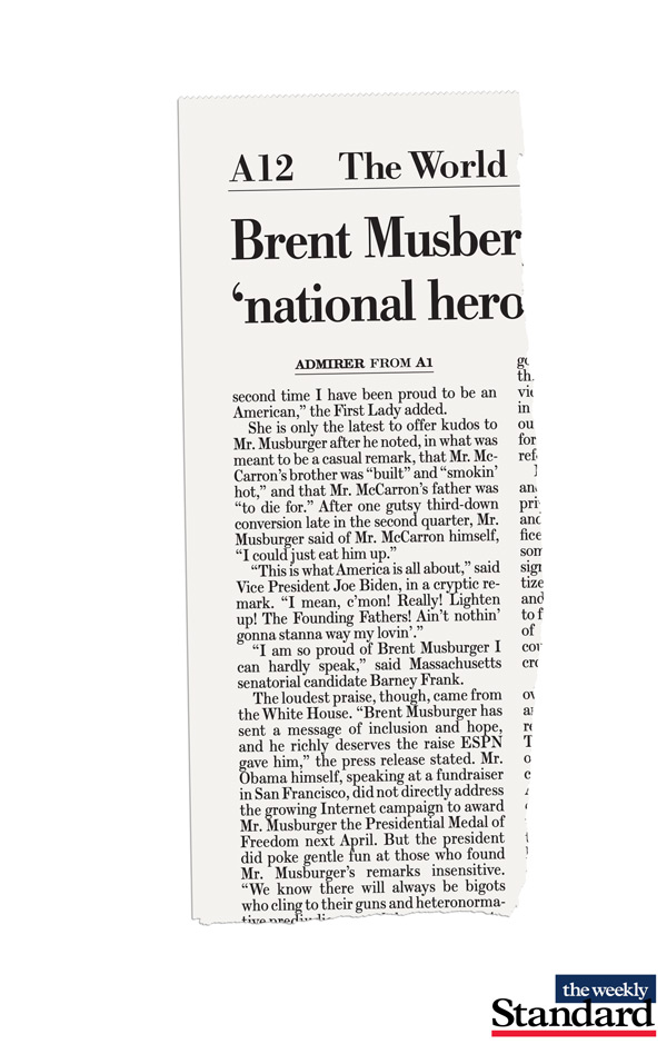 Brent Musburger Hailed as ‘National Hero’