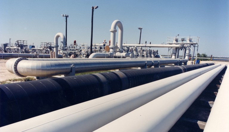 The Energy Department on Thursday released 1 million barrels of oil from the Strategic Petroleum Reserve to Phillip 66's Lake Charles refinery in Louisiana. (Department of Energy via AP)